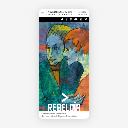 The National Thyssen-Bornemisza Museum published in 2020 a microsite to promote a German Expressionism exhibition
